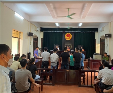 Viện KSND các huyện Phúc Thọ, Thanh Oai phối hợp với Tòa án cùng cấp tổ chức...